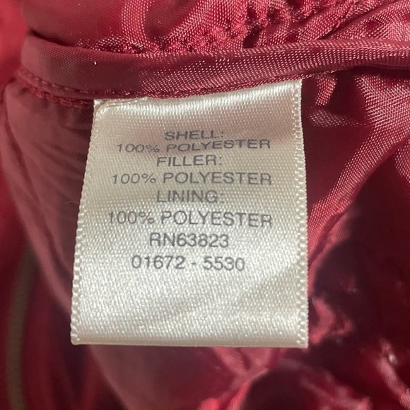 Christopher & Banks Red Snowflake Stitching Detail Women’s Vest Sz XL - Picture 3 of 5